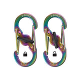 Nite Ize S-Biner MicroLock Stainless - 5 Pack - Spectrum