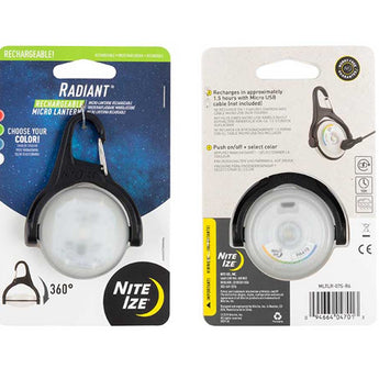 Nite Ize Radiant Rechargeable Micro Lantern - Includes Li-ion Battery Pack - Disc-O Select