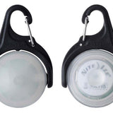 Nite Ize MoonLit LED Micro Lantern with Carabiner Clip - Swivel Design - Red or White LED - Includes 2 x CR2032s