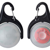 Nite Ize MoonLit LED Micro Lantern with Carabiner Clip - Swivel Design - Red LED - Includes 2 x CR2032s (MLTML-10-R6)