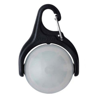 Nite Ize MoonLit LED Micro Lantern with Carabiner Clip - Swivel Design - Red LED - Includes 2 x CR2032s (MLTML-10-R6)