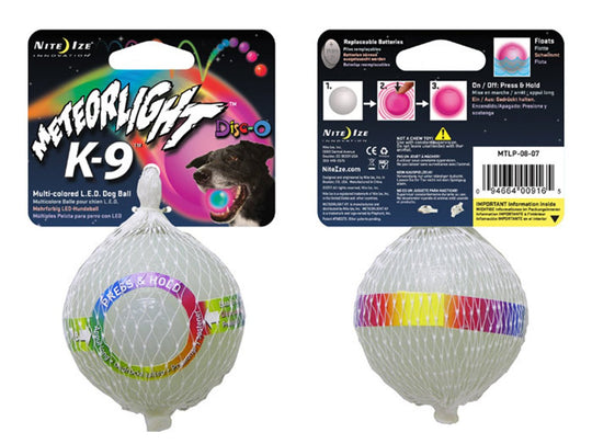 Nite Ize Meteorlight Ball for Pets - MTLP-08-07 - Disc-O