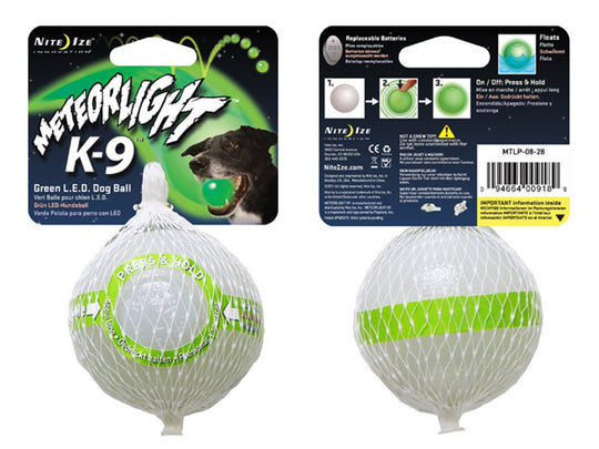 Nite Ize Meteorlight Ball for Pets - MTLP-08-28 - Green