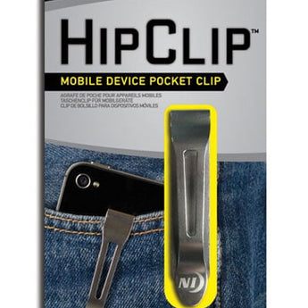 Nite Ize HipClip Mobile Device Pocket Clip with Adhesive - Stainless Steel (NBC-03-11)