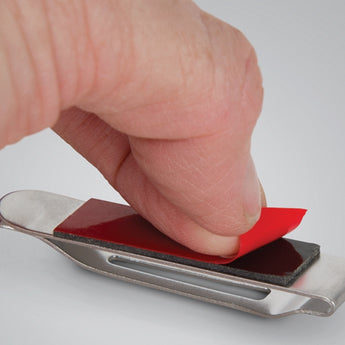 Nite Ize HipClip Mobile Device Pocket Clip with Adhesive - Stainless Steel (NBC-03-11)