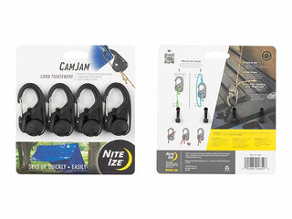 Nite Ize CamJam Cord Tightener - 4 Pack - Plastic