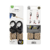 Nite Ize CamJam Cord Tightener - 2 Pack with 8 ft. Rope - Plastic
