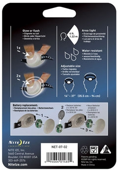Nite Ize TaskLit LED Headlamp - Includes 2 x CR2016s (NET-07-02)
