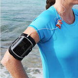 Nite Ize Action Armband for Smartphones - Includes S-Biner and Curvyman Cord Supervisor - Fits iPhone 6S and Samsung Galaxy S7 - Black (NIPB2-01-R8)