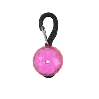 Nite Ize PetLit LED Collar Light with Carabiner Clip - White LED - Includes 1 x CR927 - Jewel Pink (PCL02-03-12JE)
