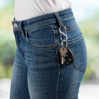 Nite Ize S-Biner Dual Carabiner Stainless Steel #3 - 3 Pack - Black and Stainless