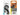 NiteIze S-Biner Stainless Steel Dual Carabiner #4 - 3 Pack - Black/Stainless