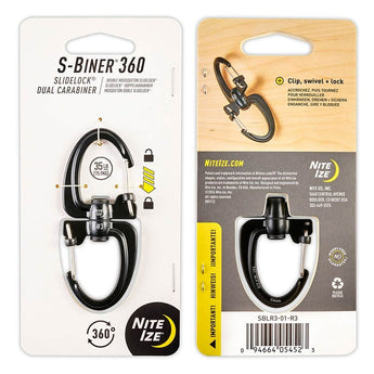 Nite Ize S-Biner 360 SlideLock Dual Carabiner - Various Sizes