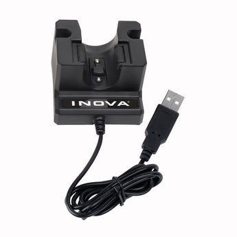 Nite Ize T4R-CR-R4 INOVA LED Flashlight Accessory - USB Charging Cradle - Black