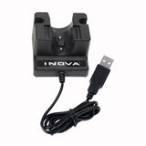 Nite Ize T4R-CR-R4 INOVA LED Flashlight Accessory - USB Charging Cradle - Black