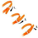 NiteIze GearPro Utility Strap 12 in. - Black or Bright Orange