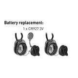 Nite Ize ZipLit LED Illuminated Zipper Pull - 2 Pack - Includes 1 x CR927 - White (NZL2-07-02)