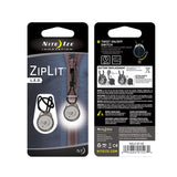 Nite Ize ZipLit LED Illuminated Zipper Pull - 2 Pack - Includes 1 x CR927 - White (NZL2-07-02)
