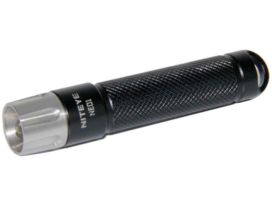 Niteye NE01 LED Keychain Flashlight - 10 Lumens - Runs on 1x AAA Battery - Black