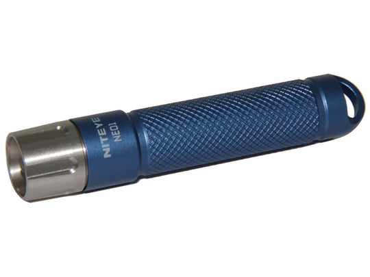 Niteye NE01 LED Keychain Flashlight - 10 Lumens - Runs on 1x AAA Battery - Blue