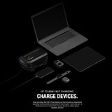 NOCO AX65 12V 2000A Boost-X Jump Starter and 12V 22A Air Compressor - Uses Built-in Li-ion Battery Pack