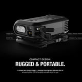 NOCO AX65 12V 2000A Boost-X Jump Starter and 12V 22A Air Compressor - Uses Built-in Li-ion Battery Pack