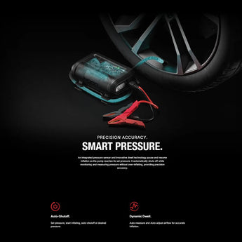 NOCO AX65 12V 2000A Boost-X Jump Starter and 12V 22A Air Compressor - Uses Built-in Li-ion Battery Pack