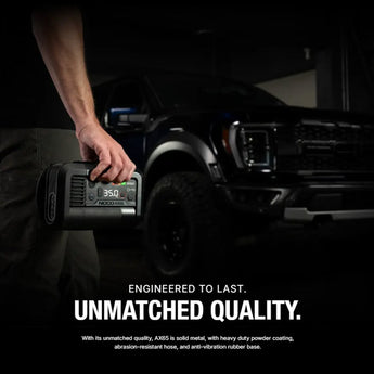 NOCO AX65 12V 2000A Boost-X Jump Starter and 12V 22A Air Compressor - Uses Built-in Li-ion Battery Pack