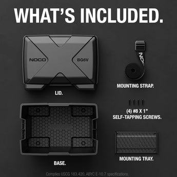 NOCO BG6V Single 6V Battery Box