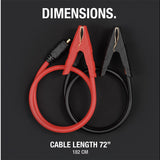 NOCO GBC005 Boost Max 72-Inch Battery Clamps