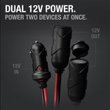 NOCO GC020 12V Plug 2-Way Splitter