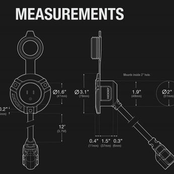 NOCO GCP1EX 12-Foot AC Port Plug