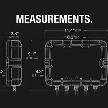NOCO GENPRO10X4 4-Bank 40A Onboard Battery Charger