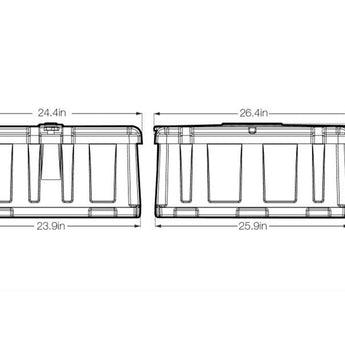 NOCO HM485 Dual 8D Battery Box