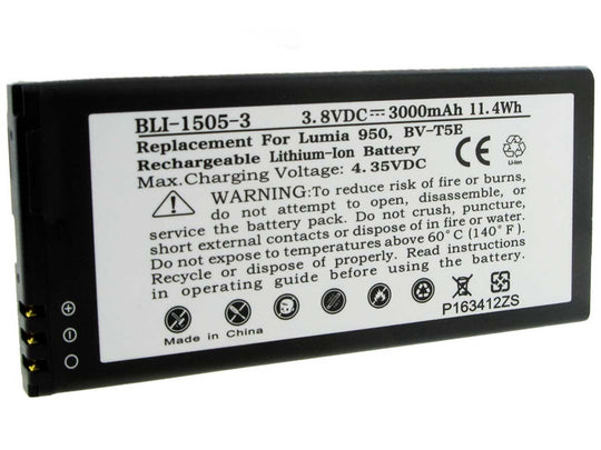 Empire BLI-1505-3 3000mAh 3.8V Lithium Ion (Li-ion) Nokia Lumia 950 Battery