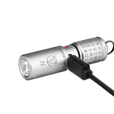 Olight I1R 2 Pro EOS Keychain Twist USB-C Rechargeable Flashlight - Cardinal Directions Edition - Chip Scale LED - 180 Lumens - Uses Built-In 130mAh Battery Pack - North, South, East, West and Center