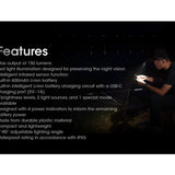 Nitecore NU11 USB-C Rechargeable LED Headlamp - 150 Lumens - Uses Built-in 600mAh Li-ion Battery Pack