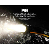 Nitecore NU25 MCT Headlamp 400 Lumens - Includes Built-In Li-Ion Battery Pack - Standard or Ultra-Lightweight Model