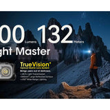 Nitecore NU25 MCT Headlamp 400 Lumens - Includes Built-In Li-Ion Battery Pack - Standard or Ultra-Lightweight Model