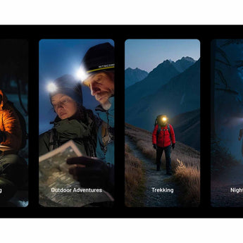 Nitecore NU25 MCT Headlamp 400 Lumens - Includes Built-In Li-Ion Battery Pack - Standard or Ultra-Lightweight Model