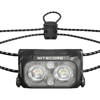 Nitecore NU25 MCT Headlamp 400 Lumens - Includes Built-In Li-Ion Battery Pack - Standard or Ultra-Lightweight Model