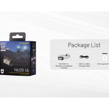 Nitecore NU25 MCT Headlamp 400 Lumens - Includes Built-In Li-Ion Battery Pack - Standard or Ultra-Lightweight Model