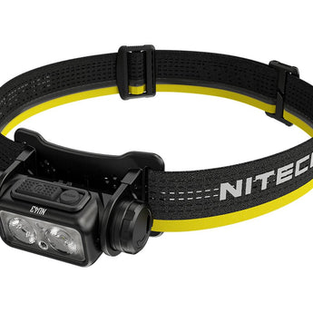 Nitecore NU43 USB-C Rechargeable Lightweight LED Headlamp - 1400 Lumens - Uses Built-in 3.6V 3400mAh Li-ion Battery Pack