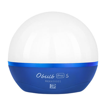 Olight Obulb Pro S Rechargeable LED Lantern - 240 Lumens - Uses Built-in 1650mAh Li-ion Battery Pack - With or Without Charging Cable - Black, OD Green, Orange, Gray, Blue, or Red