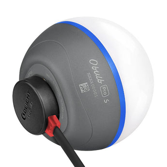 Olight Obulb Pro S Rechargeable LED Lantern - 240 Lumens - Uses Built-in 1650mAh Li-ion Battery Pack - With or Without Charging Cable - Black, OD Green, Orange, Gray, Blue, or Red