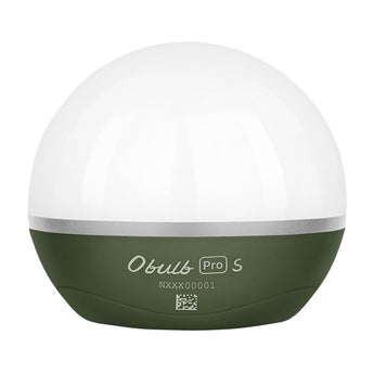 Olight Obulb Pro S Rechargeable LED Lantern - 240 Lumens - Uses Built-in 1650mAh Li-ion Battery Pack - With or Without Charging Cable - Black, OD Green, Orange, Gray, Blue, or Red