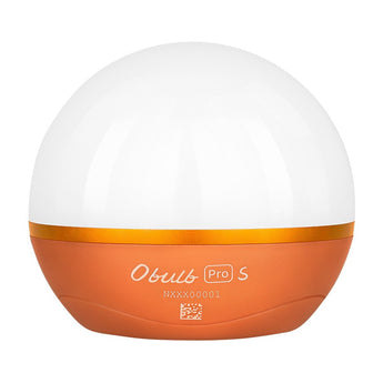 Olight Obulb Pro S Rechargeable LED Lantern - 240 Lumens - Uses Built-in 1650mAh Li-ion Battery Pack - With or Without Charging Cable - Black, OD Green, Orange, Gray, Blue, or Red