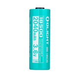 Olight 185C20 18500 2040mAh 3.7V Protected Lithium Ion (Li-ion) Button Top Battery - Retail Card