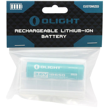Olight ORB-186C35 18650 3500mAh 3.6V Protected Lithium Ion (Li-ion) Customized Battery for the Baton Pro, Perun, Warrior Mini, Warrior Mini 2, and Warrior Mini 3