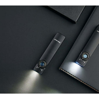 Olight Arkfeld LED Flashlight - 1000 Lumens - 6500K Cool White or 5000K Neutral White - Green Laser - Black and Additional Colors